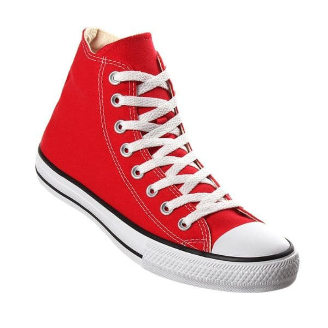 Tênis Feminino Casual Bota Chuck Taylor Vermelho