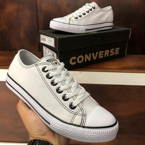 Tênis Unisex Casual Chuck Taylor Branco Liso