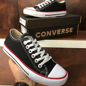 Tênis Unisex Casual Chuck Taylor Preto Lona