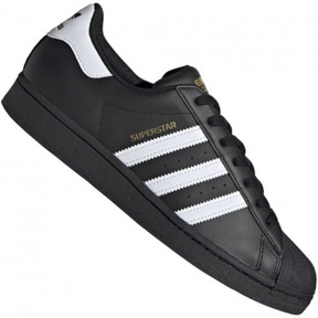 Tênis Unisex Casual Superstar Preto e Branco