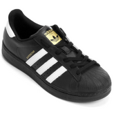 Tênis Unisex Casual Superstar Preto e Branco